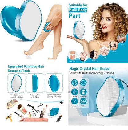 Magic Crystal Hair Remover for Arms, Legs, Back and more (Multicolour)